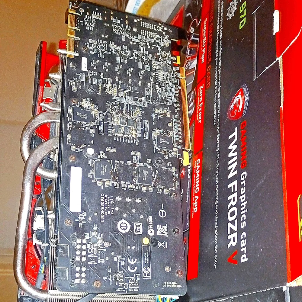 GeForce GTX 970 GAMING 4G, MSI GAMING GRAPHICS-CARD: NEW W/BOX& CLEAN4-SLI-SLOTS